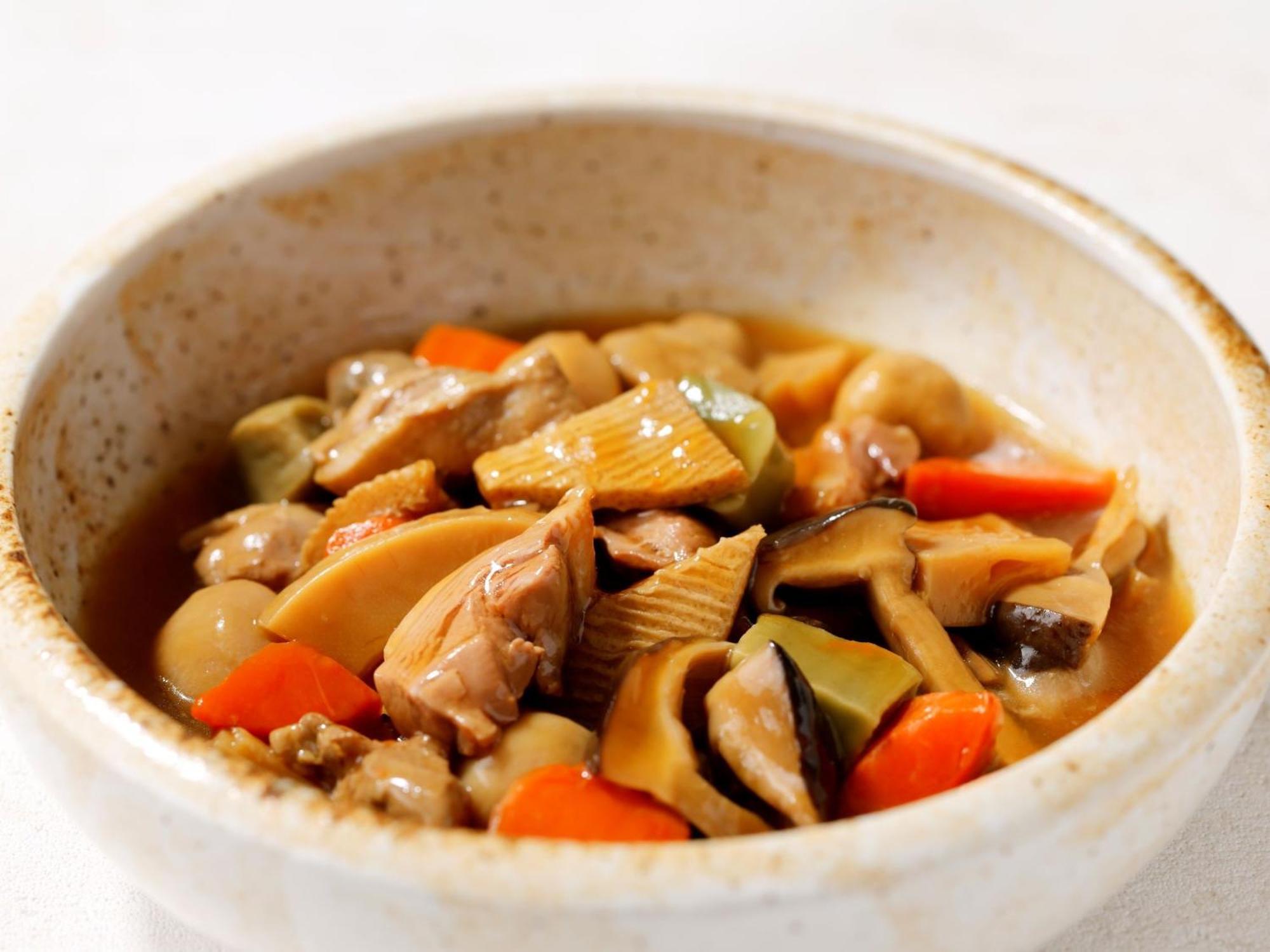 Kanazawa Hakuchoro Hotel Sanraku -Natural Hot Spring- Esterno foto A bowl of mushroom stew
